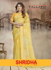 Shridha 16 By Vallabhi Moss Georgette With Abstract Print Saree Online Wholesale